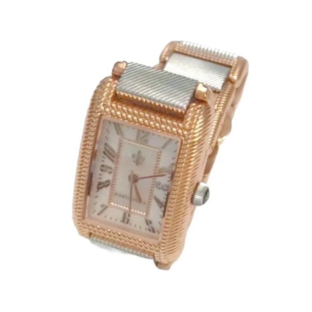 New! JUDITH RIPKA Rose Gold and silver Lexington 100G Watch - Picture 7 of 9